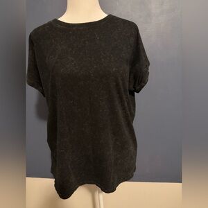 Time and Tru Charcoal Short Sleeve Tee